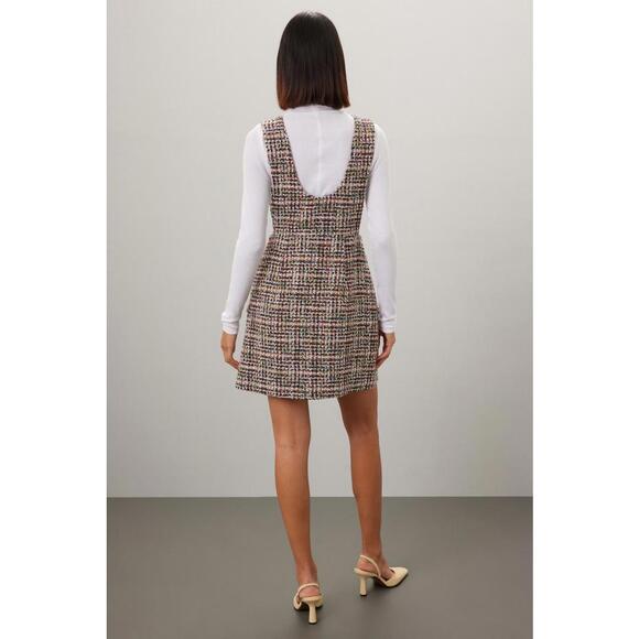 English Factory Tweed Pinafore Dress Size S - Picture 2 of 5